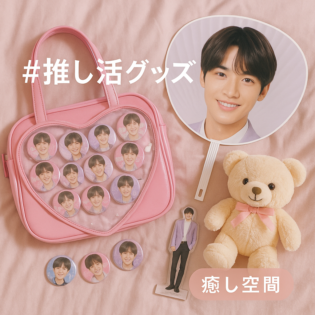推し活グッズ（アクスタ・缶バッジ・痛バ）